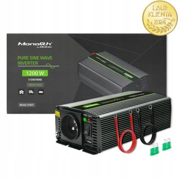 Monolith menič, využiteľný výkon: 600 W, vstupné napätie: 24 V Qoltec