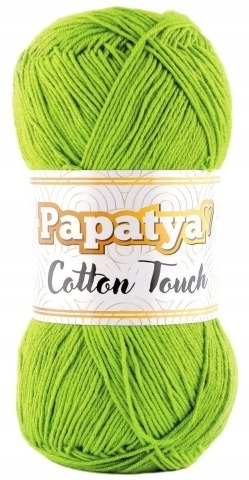 Papatya Cotton Touch 750 soczysta zieleń (100g)