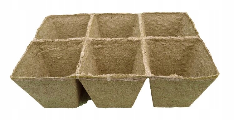 

Paletka torfowa do siewu rozsady 6 otworów 8x8cm