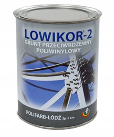 FARBA LOWIKOR-2 DO GRUNTOWANIA PRZECIWRDZEWNA 0,8L