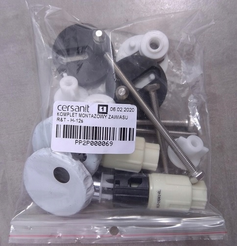 Zawiasy do deski sedesowej Carina K99-0089 wolnoopadające z mocowaniem Cers Kod producenta K99-0089