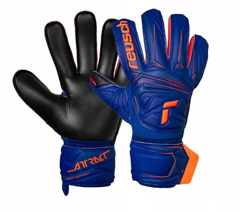 Rękawice bramkarskie Reusch Attrakt Infinity Finger Support r. 9