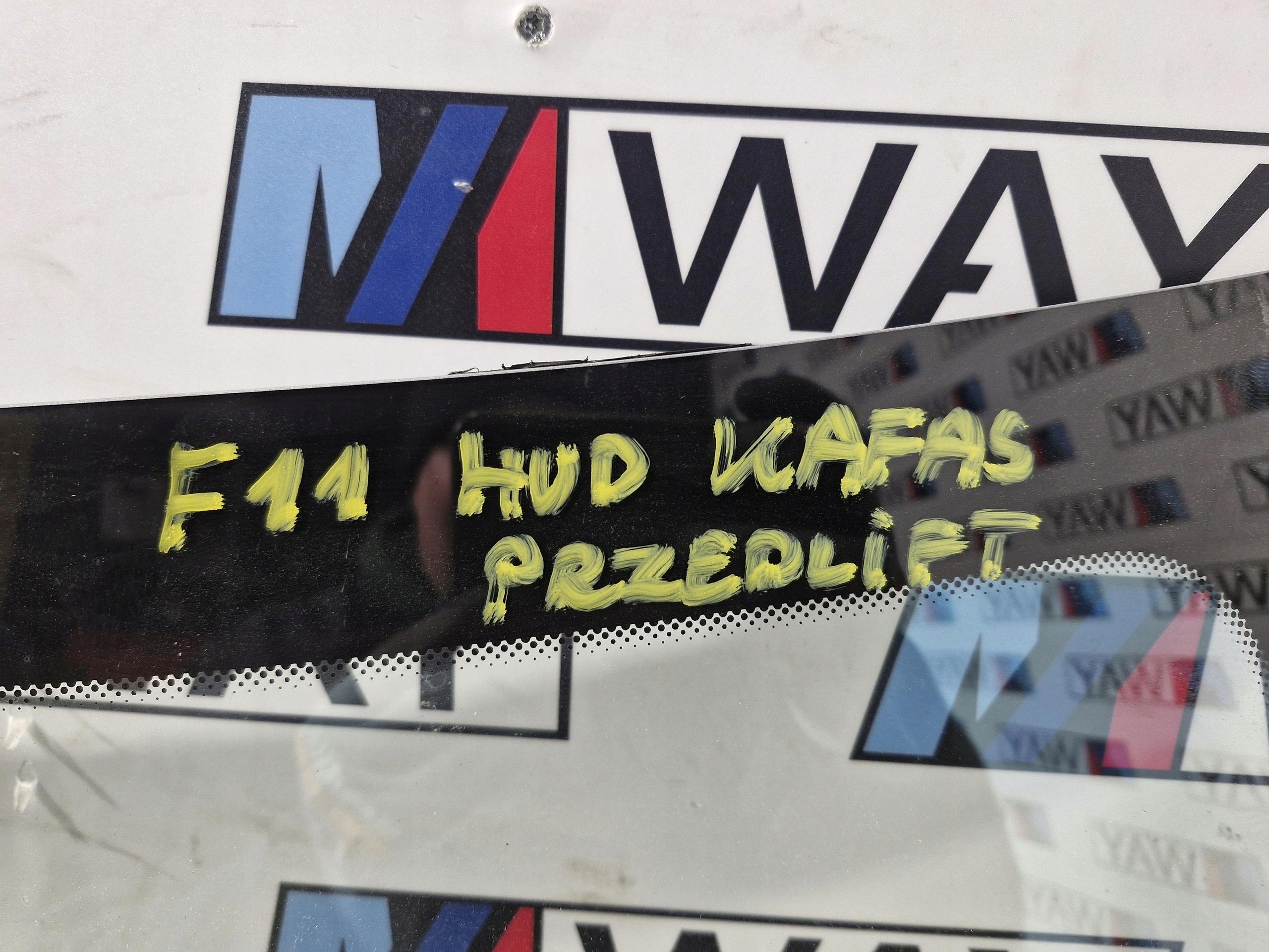 BMW F11 PRZEDLIFT window front KAMERA KAFAS HUD original