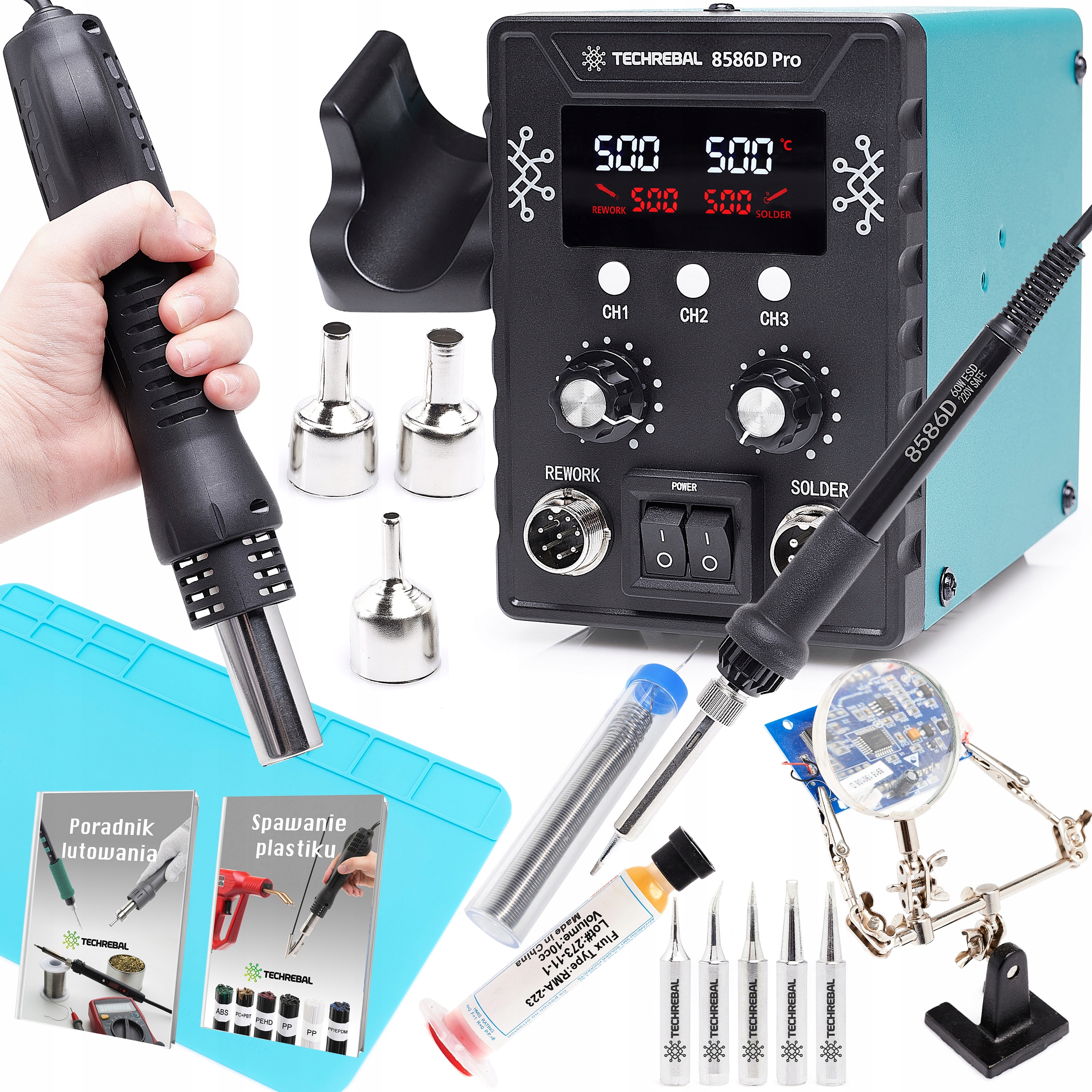 Pájecí Stanice Techrebal 2V1 Páječka Max Pack