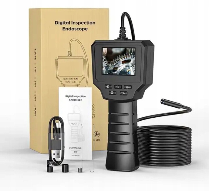 Kamera Inspekcyjna Endoskop 2.4" 1080p 8mm 5m 5.5mm IP67