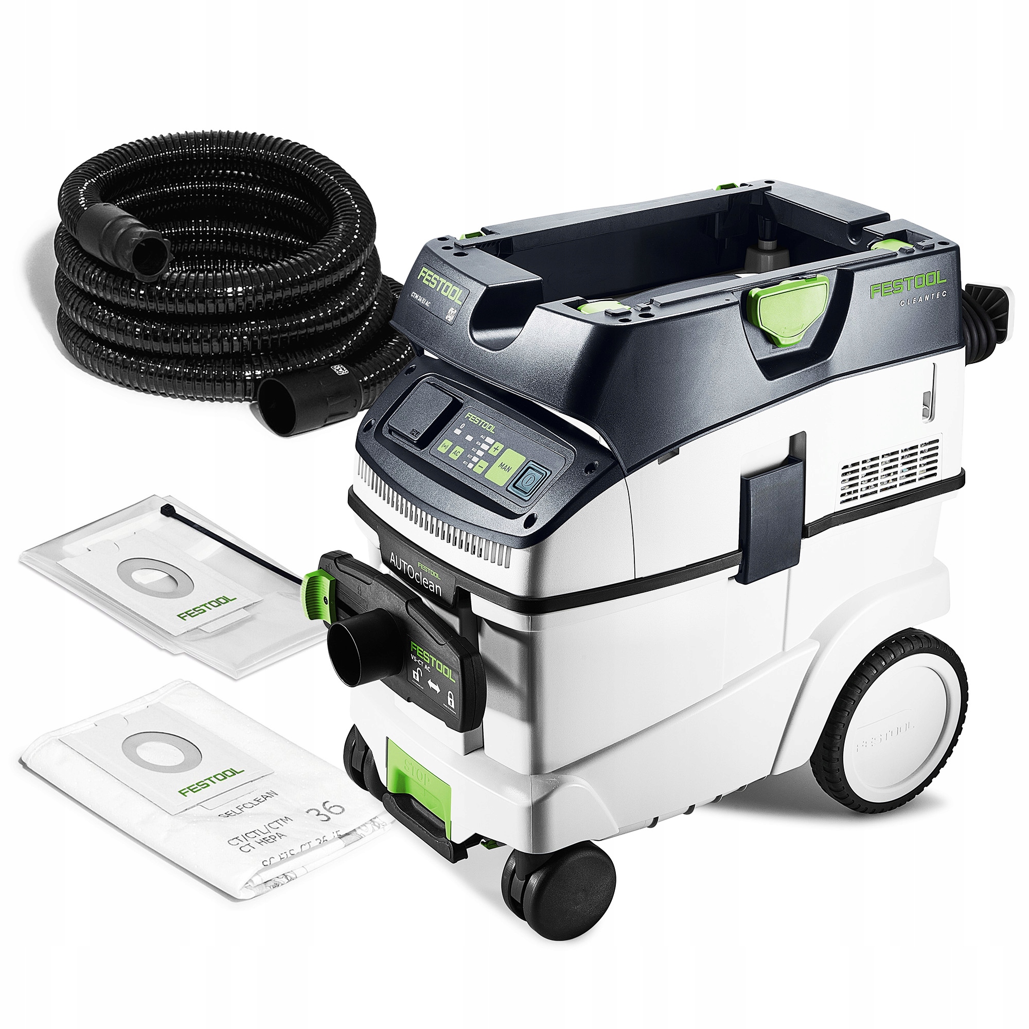 Odkurzacz Ctm 36 Ei Ac-planex Festool Mobilny Bluetooth Dotykowy 578156
