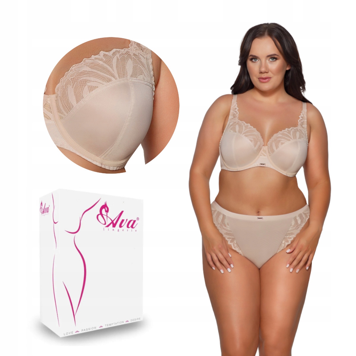 Podprsenka Soft Av 2106 měkká béžová 100F