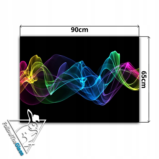 dekor szkło panel hartowany HD 90x65 abstrakcja Typ dekor