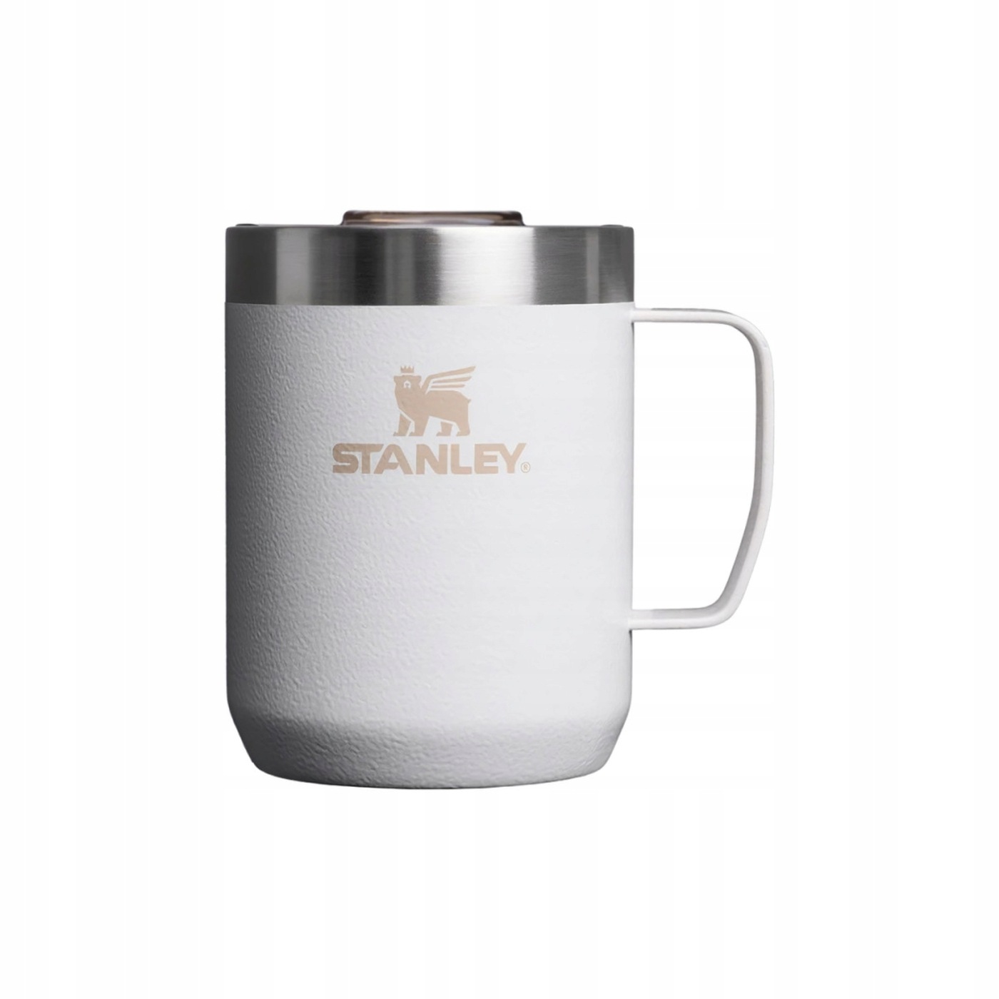 Turistický hrnek Stanley Everyday Camp Hammertone Frost – 230 ml, bílý