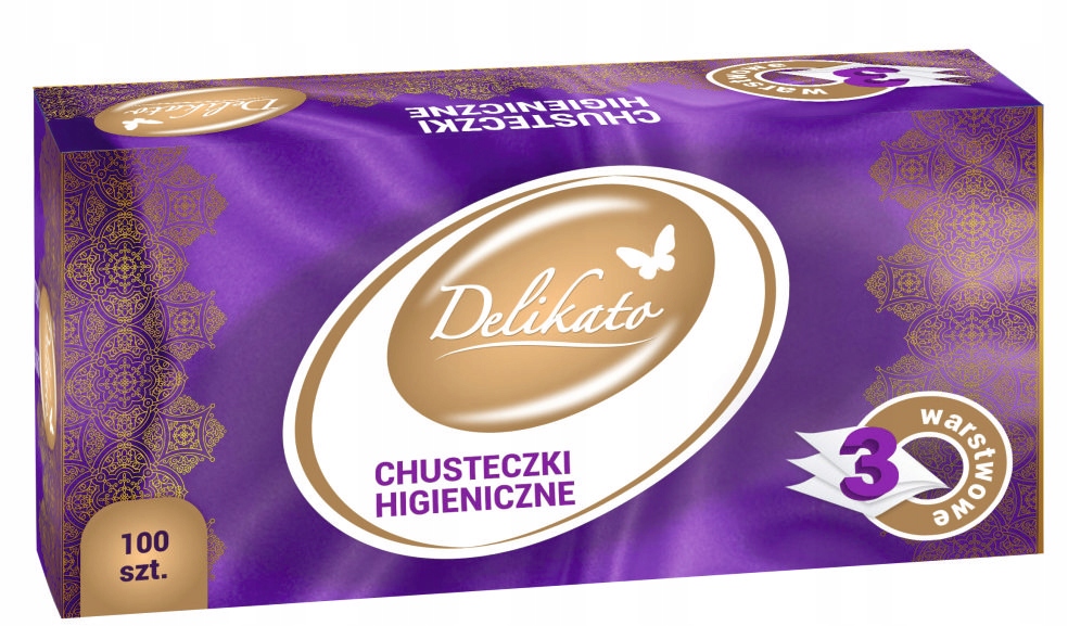 

Delikato Chusteczki 3-w box A`100