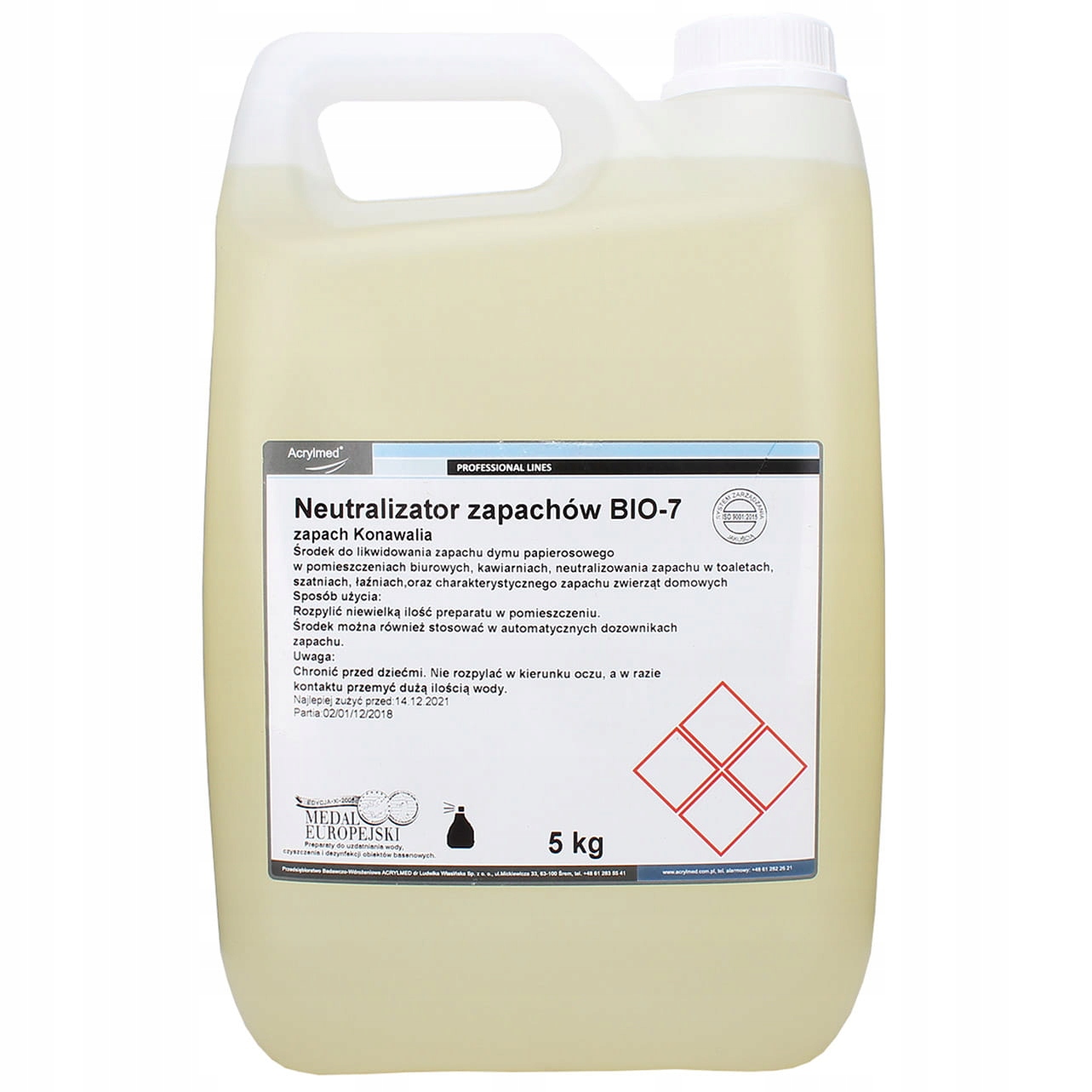 

Neutralizator Przykrych Zapachów BIO-7 Konwalia