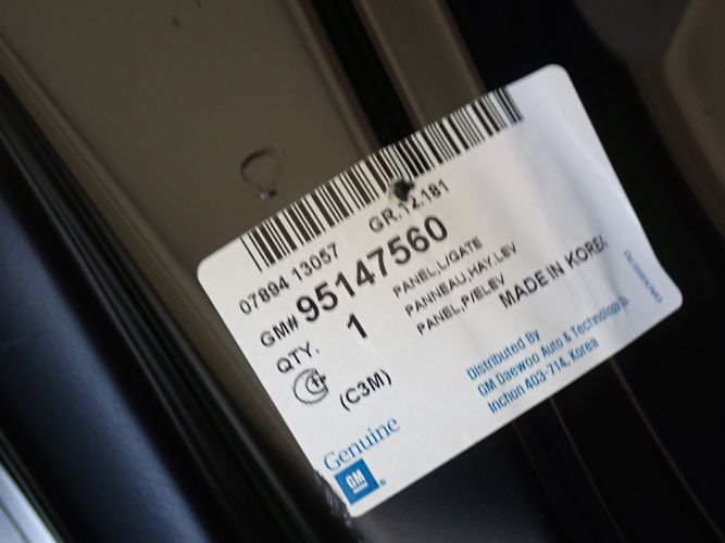 CHEVROLET SPARK 10- boot doors rear part
