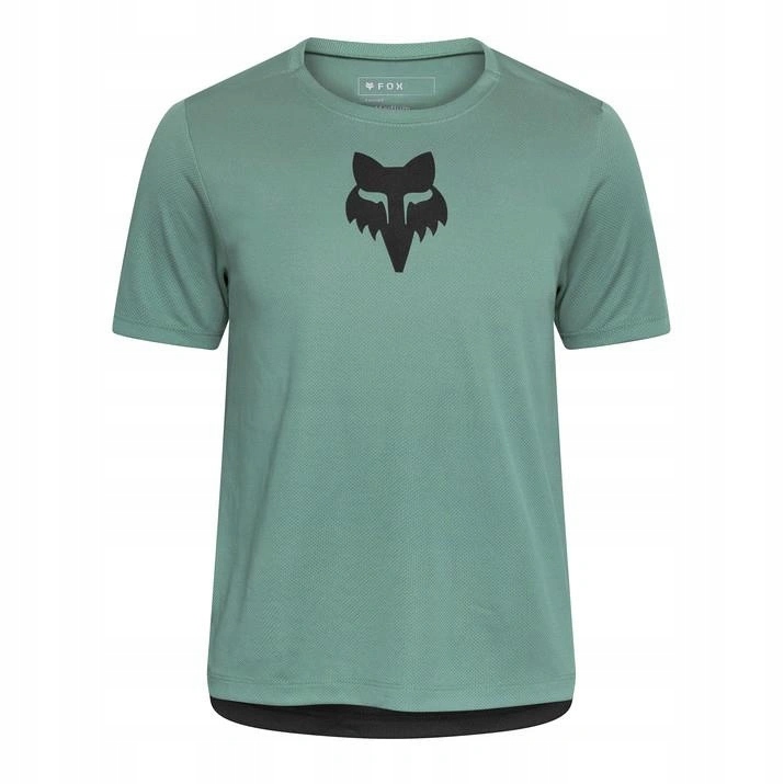 Koszulka rowerowa dziecięca Fox Junior Ranger Head Pine zielony