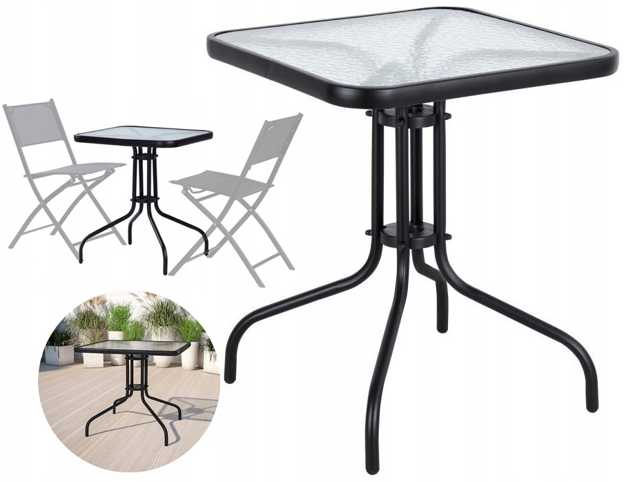 Stół stolik ogrodowy 60cm na ogród taras balkon ModernHome