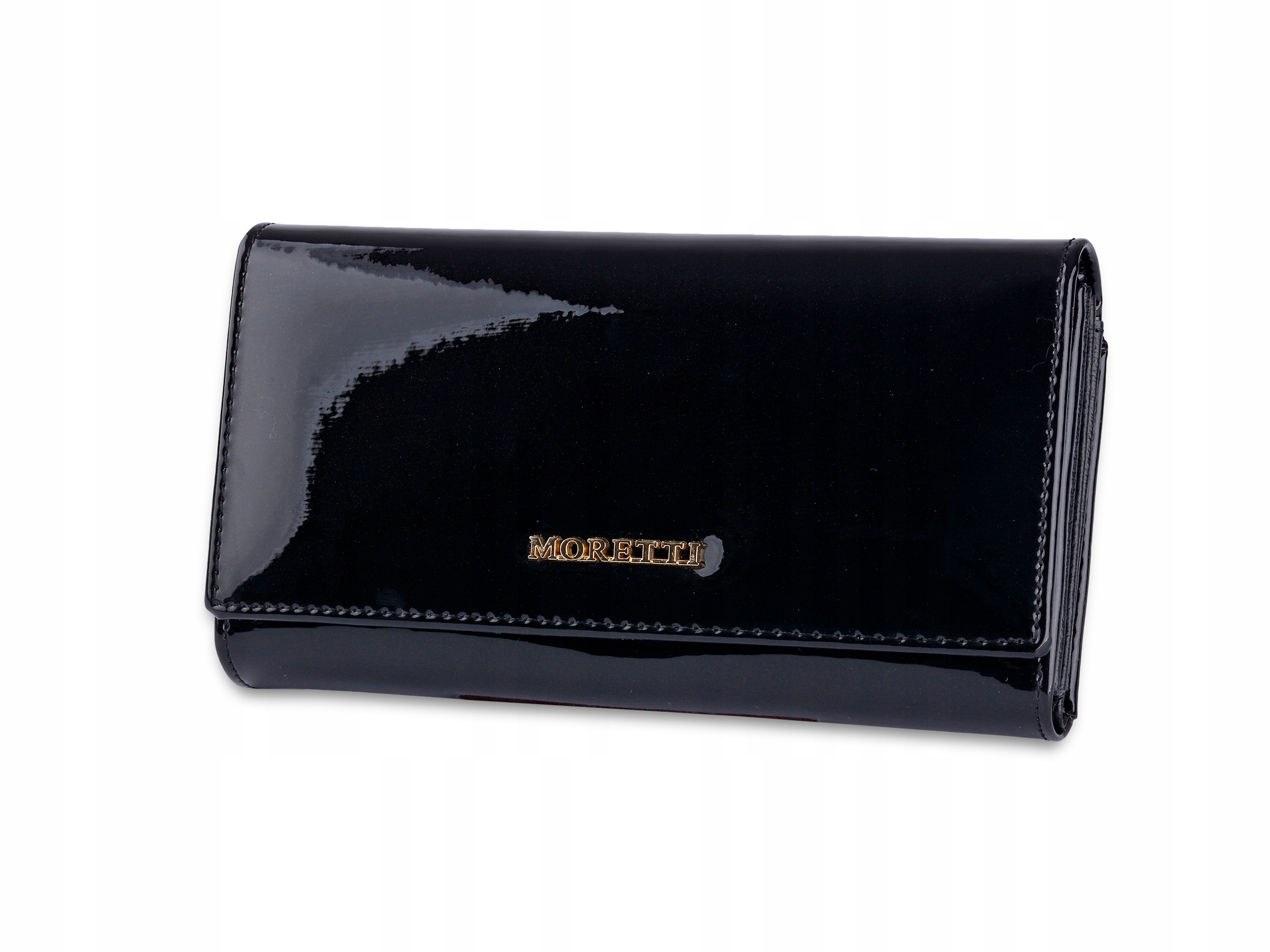 

Moretti Portfel skórzany damski pojemny elegancki