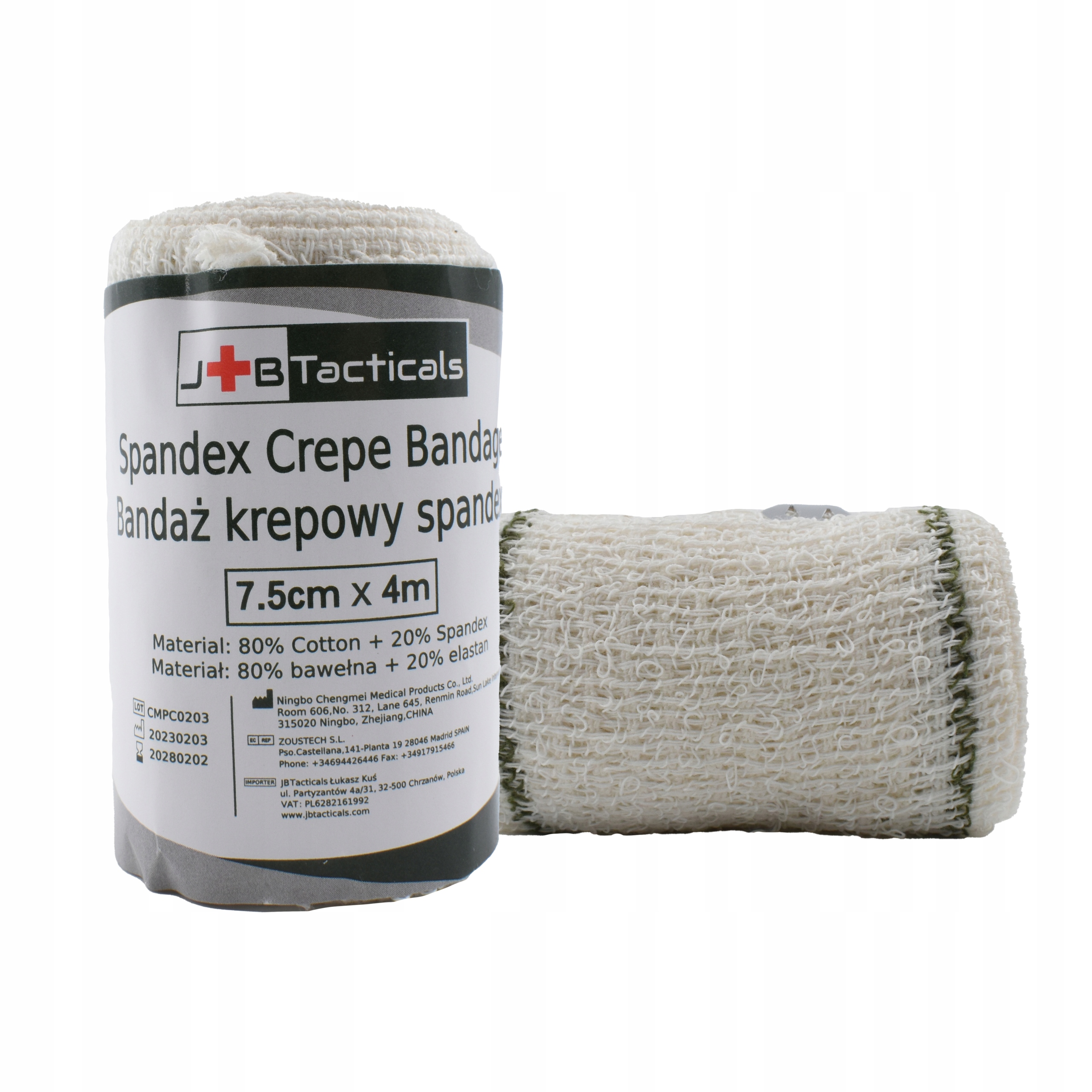 

Elastyczny bandaż crepe 7,5cm*4m opaska uciskowa