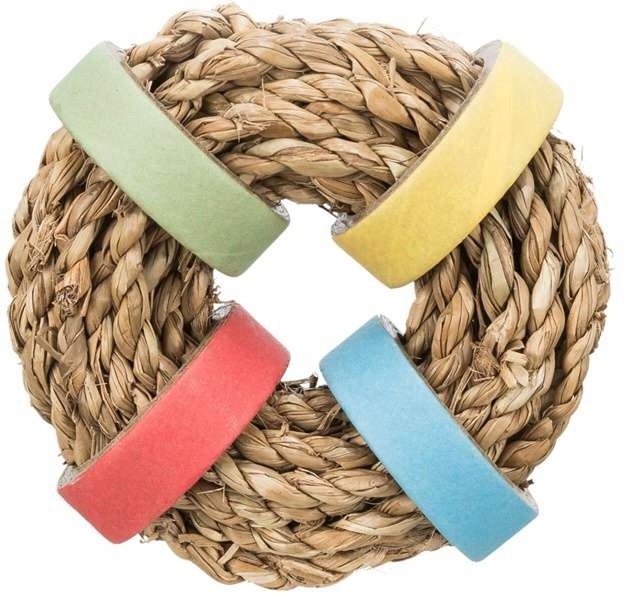 TRIXIE Ringo z wodorostów i tektury zabawka królika kawii chomika gryzoni EAN (GTIN) 4011905618265