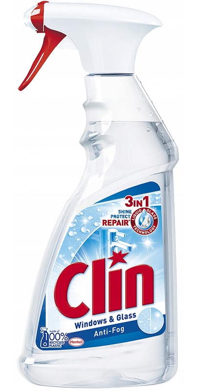 

Clin Płyn do mycia szyb okien 500ml Antypara
