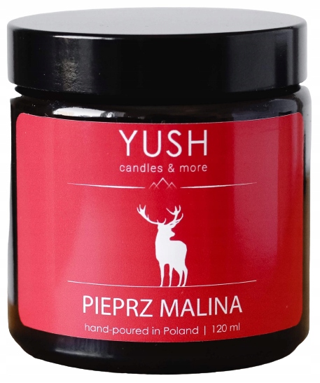 

Świeca zapachowa Pieprz Malina 120ml