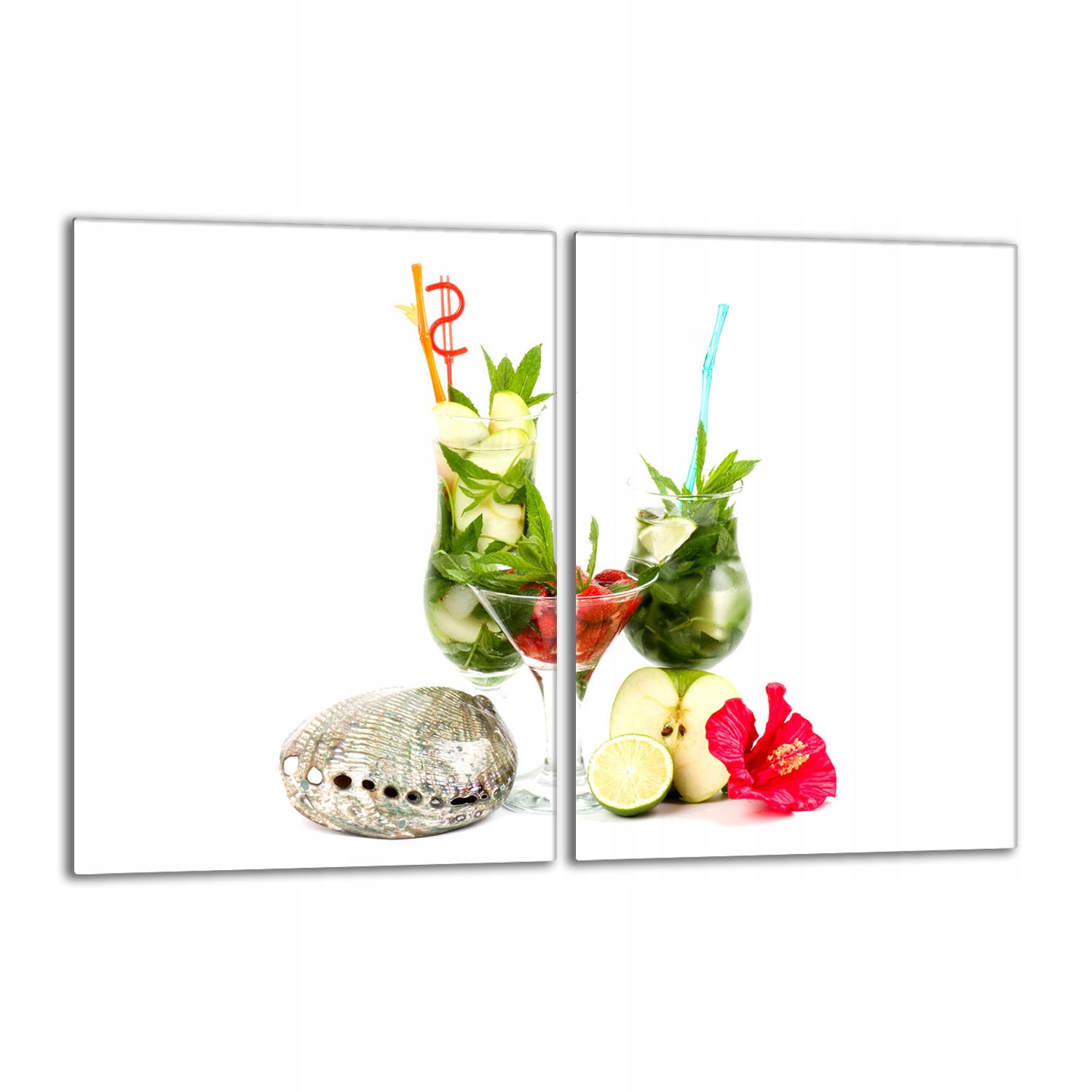 Skleněná ochranná deska na sporák 2x40x52 Ovoce Do Kuchyně