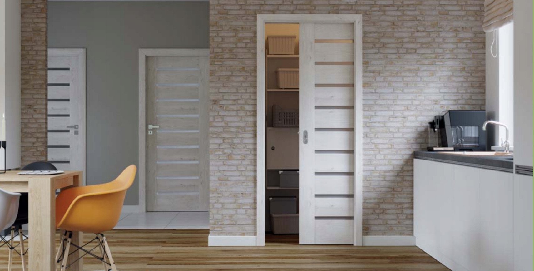 Drzwi SYSTEM PRZESUWNY WEWNĄTRZŚCIENNY PORTA 80 Marka Porta