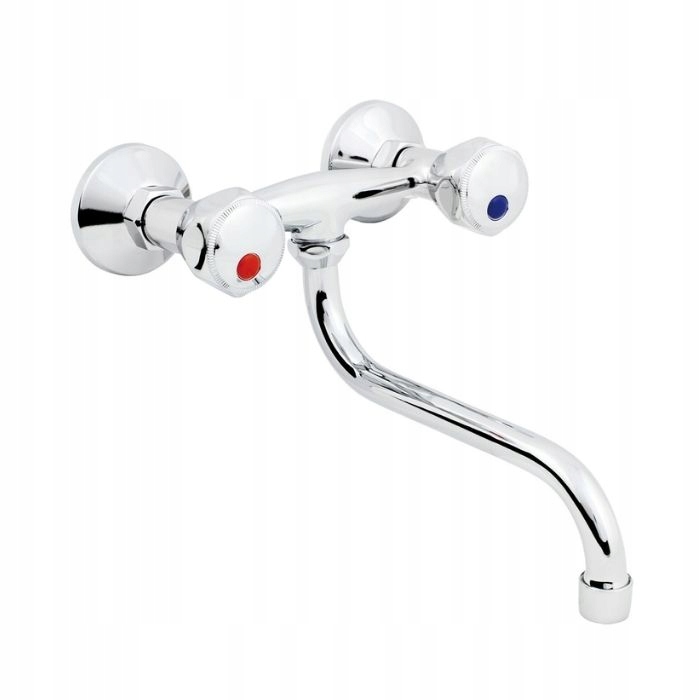 Nástěnná Dřezová Baterie Standard Chrom S Otočným Ramínkem Hydroland