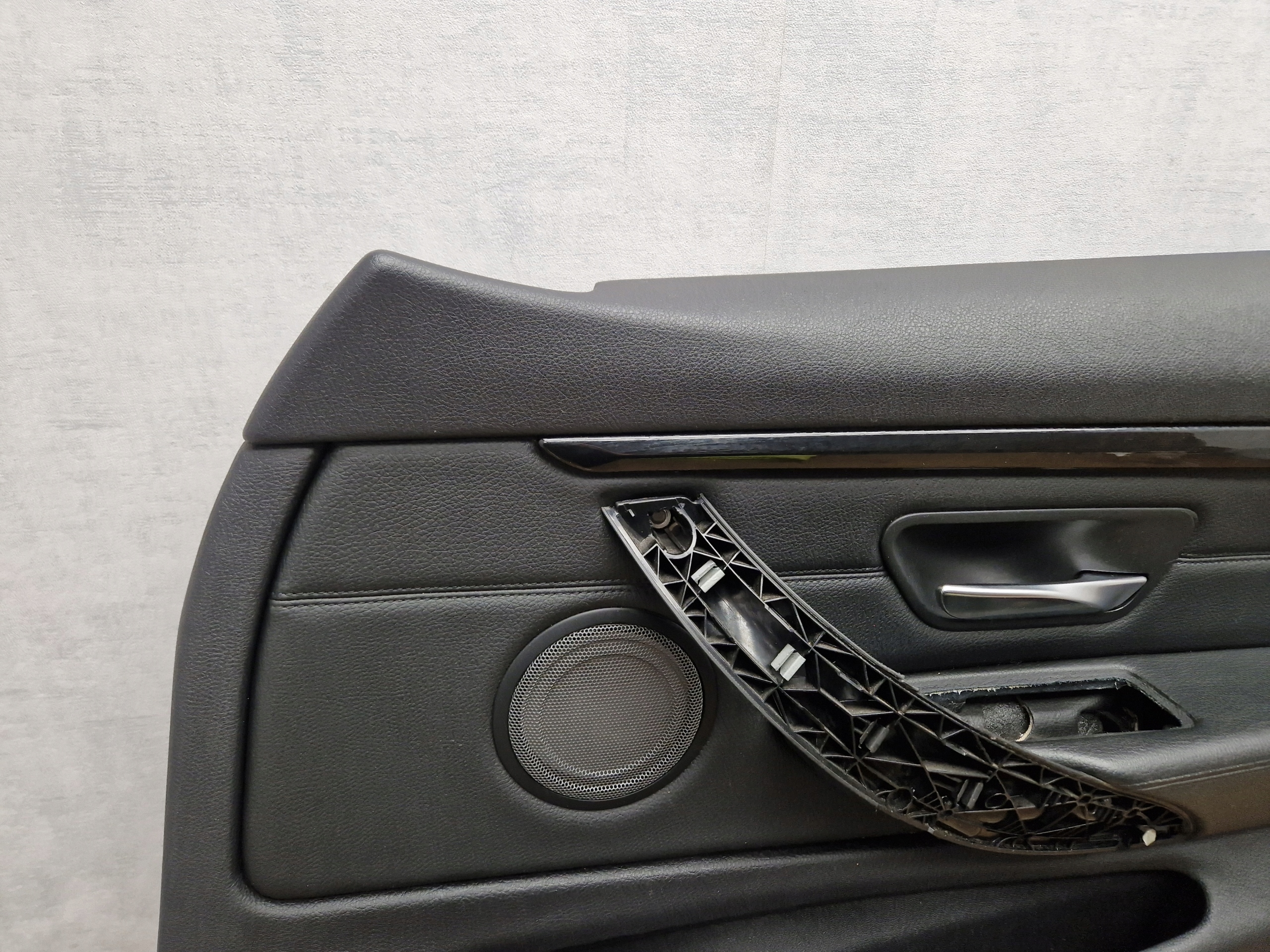BMW F32 F33 right side front upholstery front PANEL door black leather