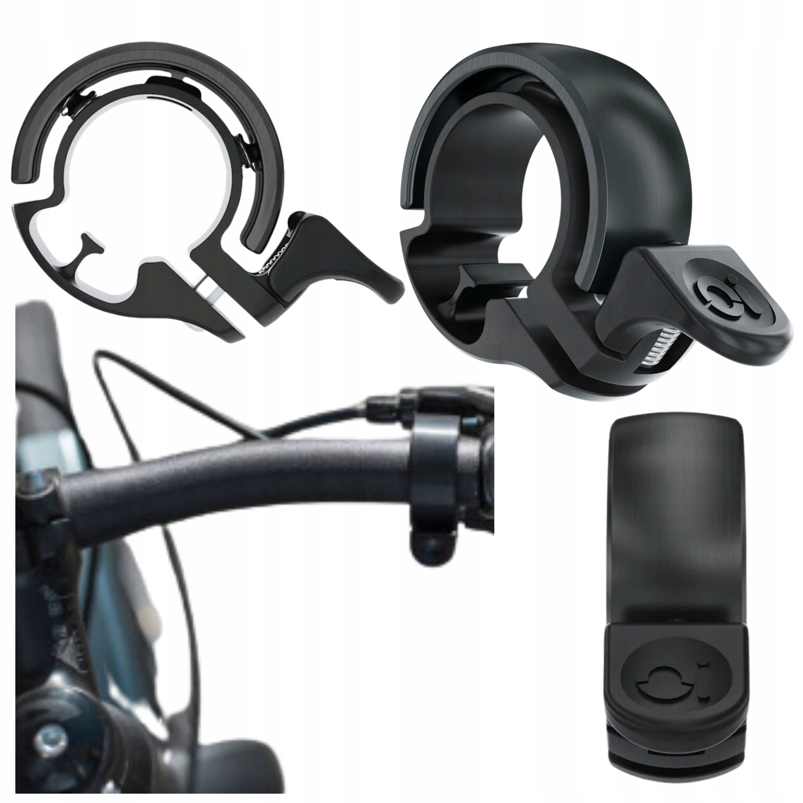 Dzwonek rowerowy Knog Oi Classic Small black