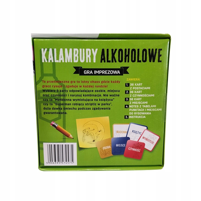 KALAMBURY ALKOHOLOWE gra dla dorosłych alkoholowa Wydawca Grammi