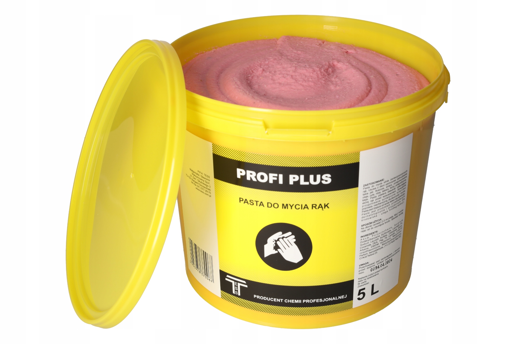 Pasta BHP Profi Plus do mycia rąk różowa, 5l stała Producent Profi Plus