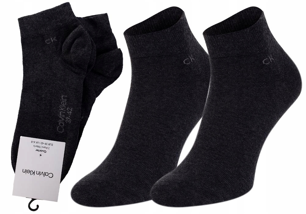 

Calvin Klein Skarpetki Stopki 2P Dark Grey r.39-42