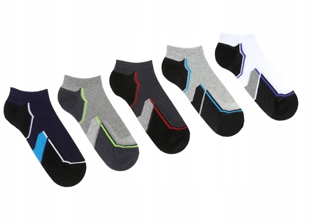 

5 x Skarpety Stopki Męskie Bawełniane 39/42 Moraj