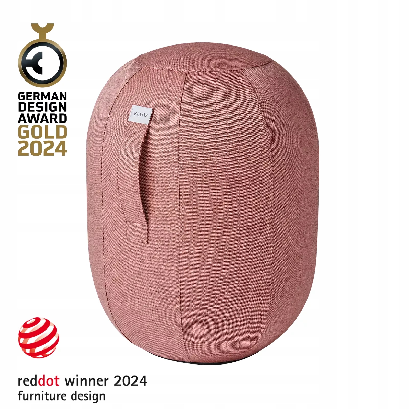 Balančná stolička Vluv Kapsul Leiv M Puce zdravé sedenie domov