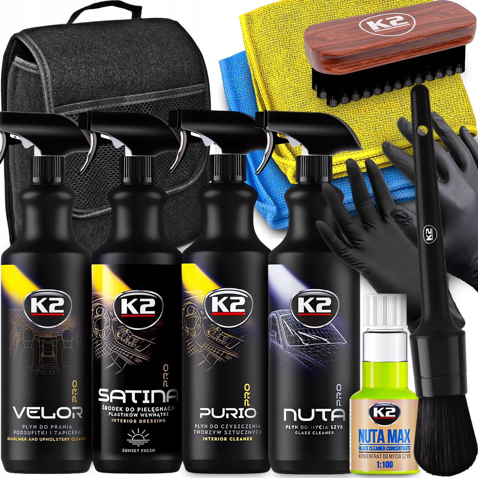 K2 Pro Sada Kosmetických Přípravků Do Auta Detailing Čištění Auta XL jako Dárek