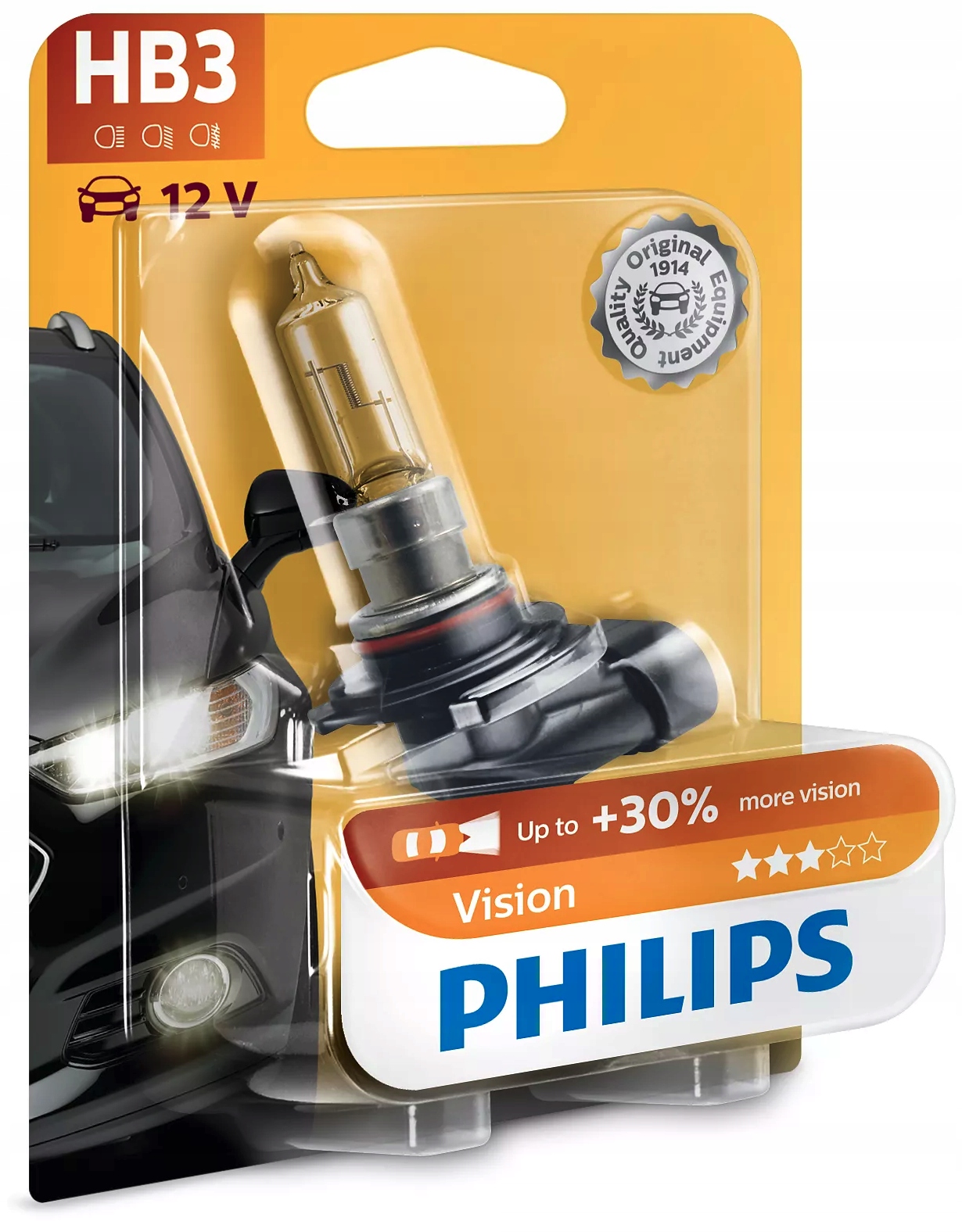 

Philips żarówka HB3 Vision +30% 12V 65W P20d 1 szt