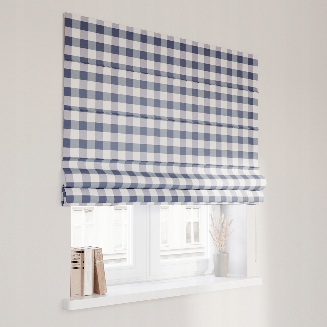 Hotová římská roleta Capri 80x160 cm modrá