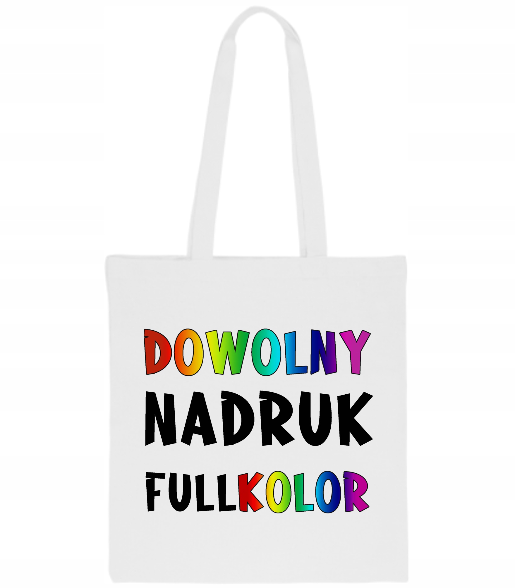 

Eko Torba Na Zakupy Z Własnym Nadrukiem Logo Tekst