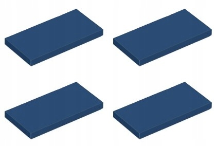 

Lego 87079 Tile Płytka 2x4 niebieska cie (4g 4 szt