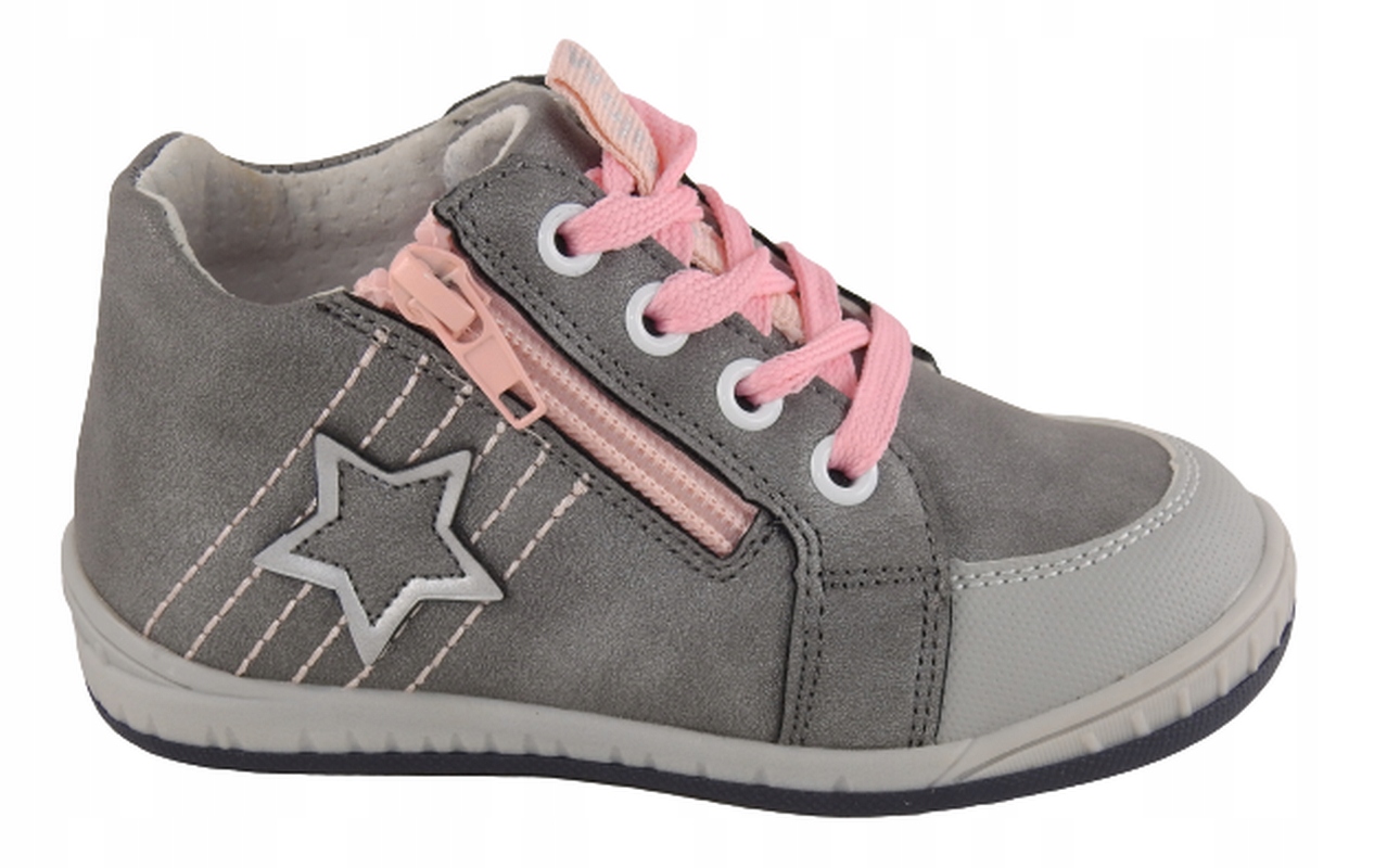 

Trzewiki dziecięce Wojtyłko 2T60121 popiel r27