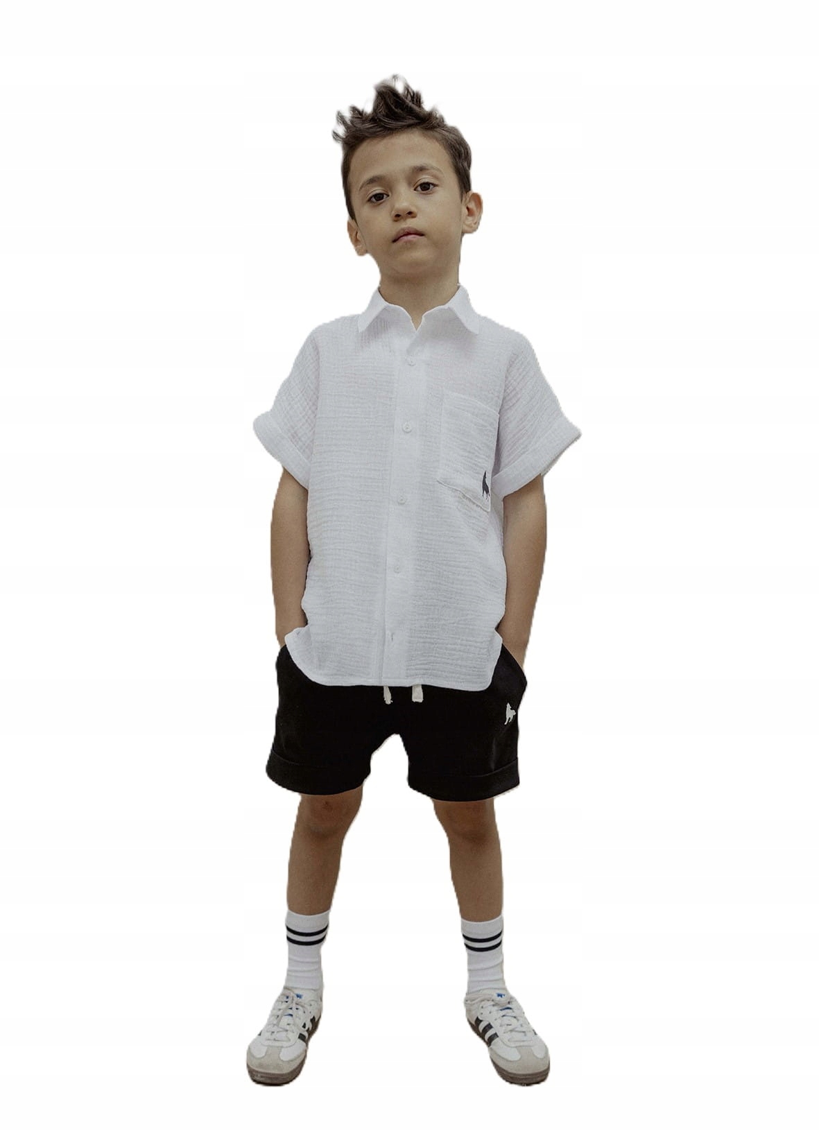 Biała koszula muślinowa Mash MNIE 104 110