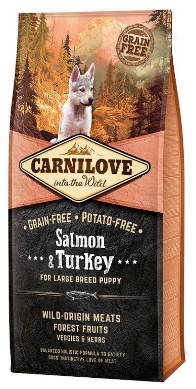 Carnilove Puppy Large Salmon & Turkey Karma z łososiem i indykiem 12kg