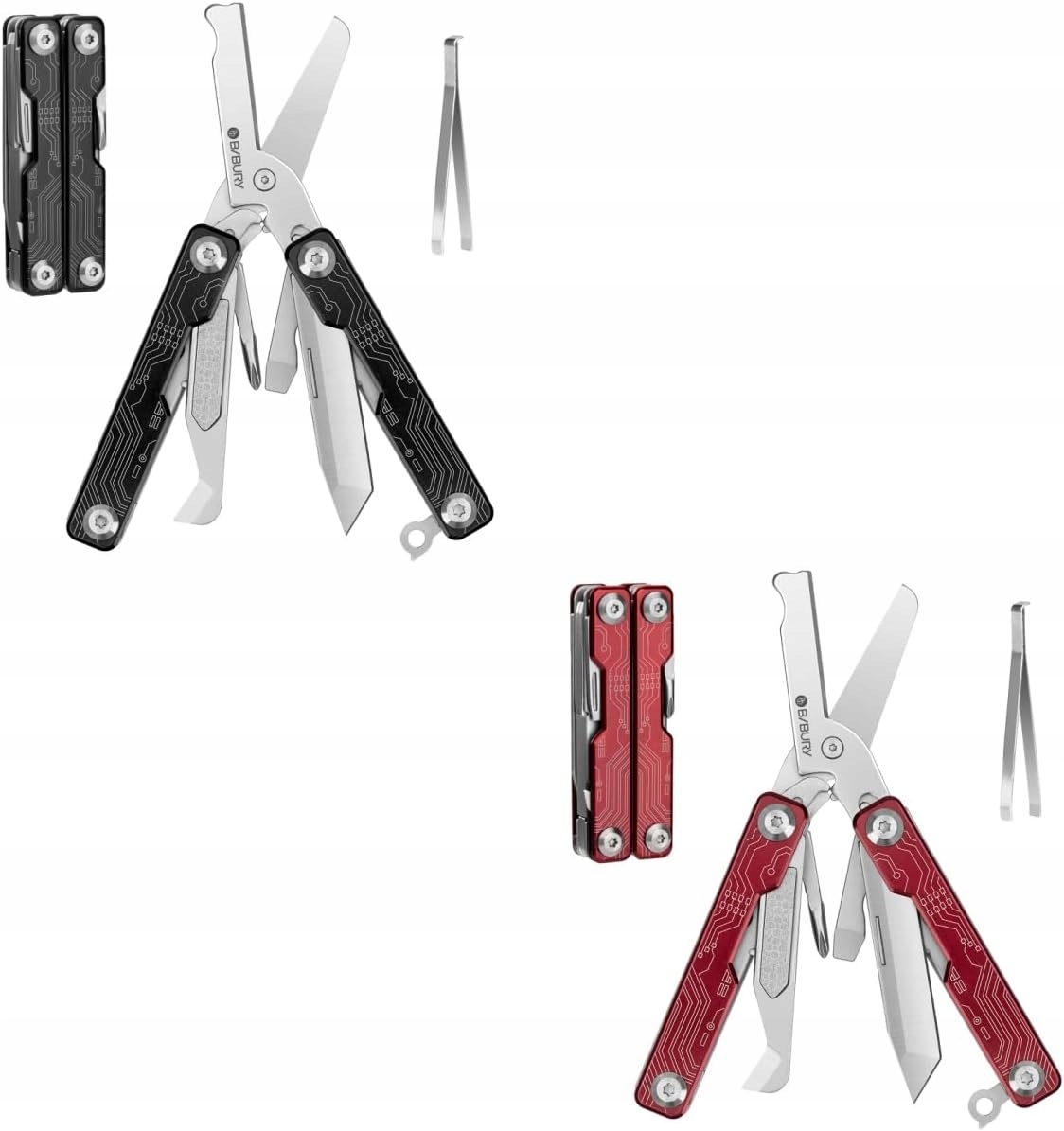 Wielofunkcyjne narzędzie 9w1 multitool Bibury Mini kompaktowe