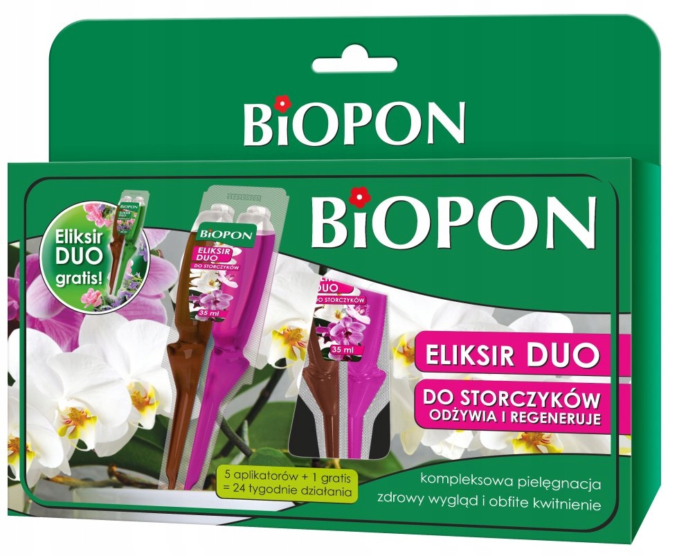 

Eliksir Duo do Storczyków 6 x 35ml Biopon