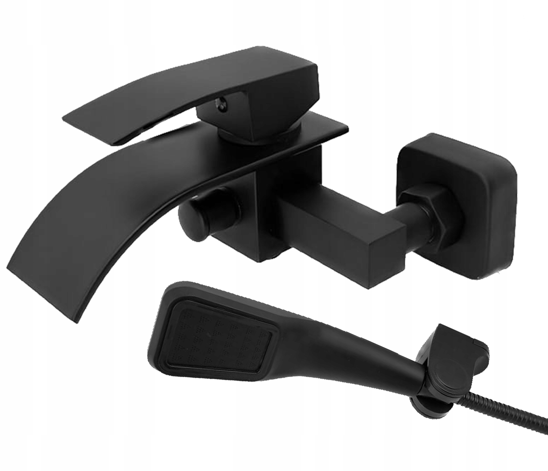 Kúpeľňová Batéria Do Vane, Čierna, Kaskádový Výtok, Vodopád Elva