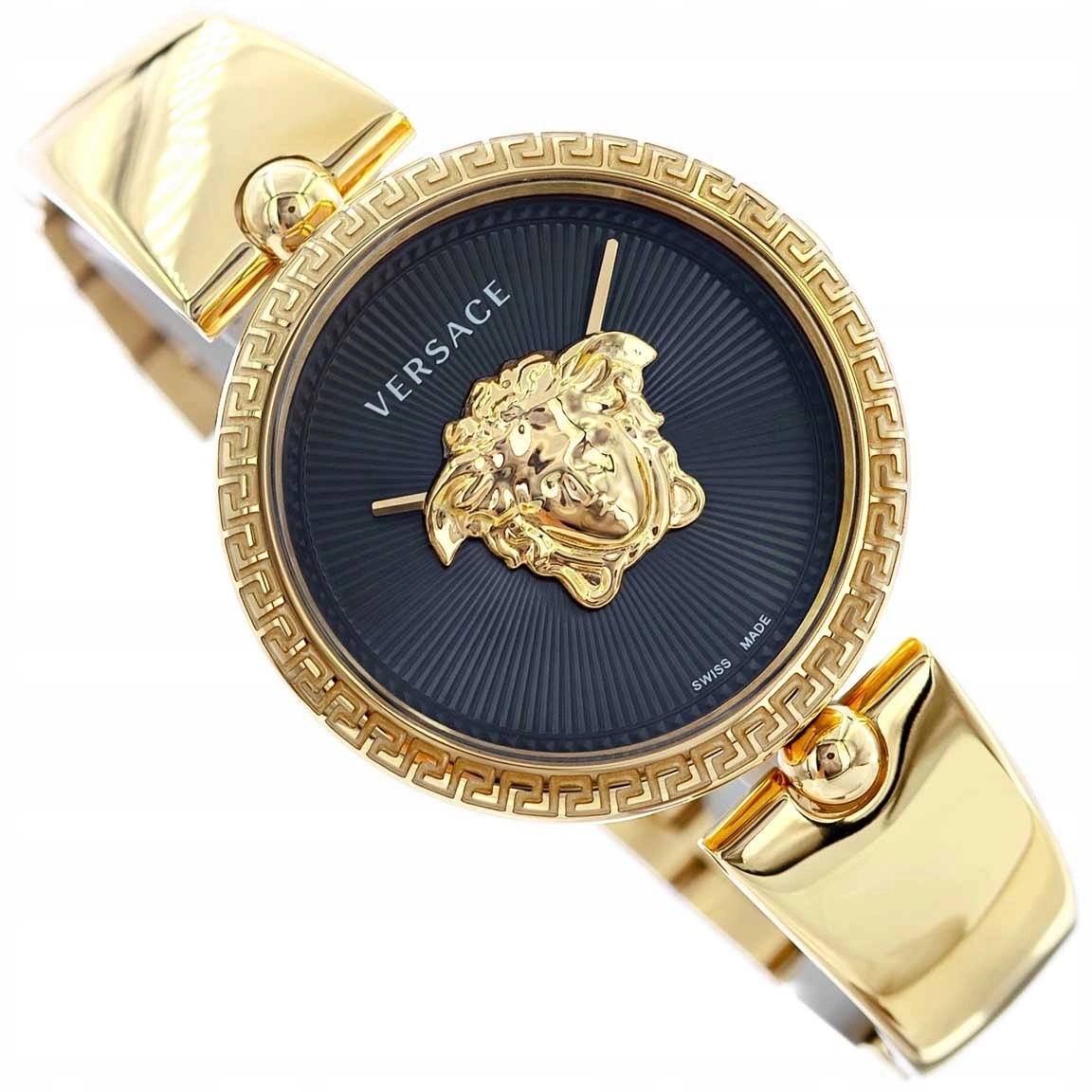 Damski Zegarek Versace VECQ03625 Palazzo Gold Złoty