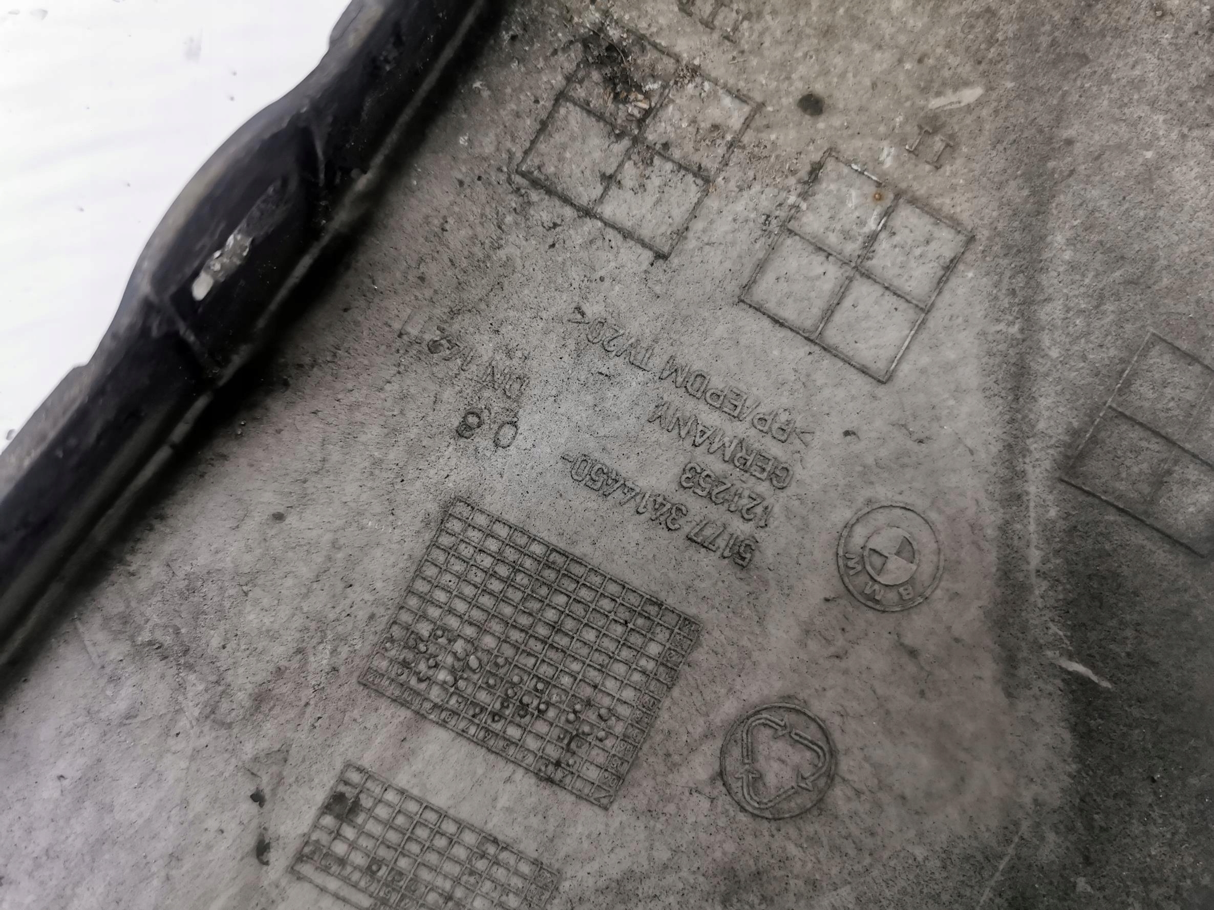 modanatura parafango Destra posteriore MSP BMW X3 E83 LCI 668/9