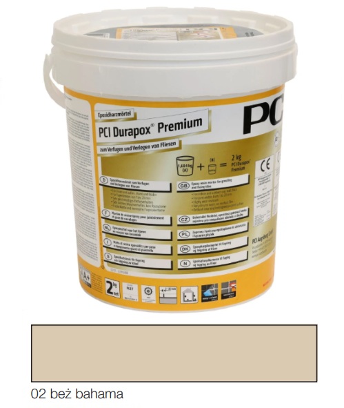 Pci Durapox Premium – epoxidová škárovacia hmota č. 02 bez bahamy 2 kg