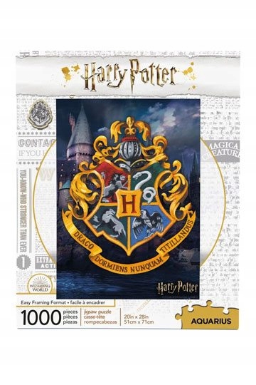 

Logo Hogwartu Puzzle Harry Potter 1000 sztuk