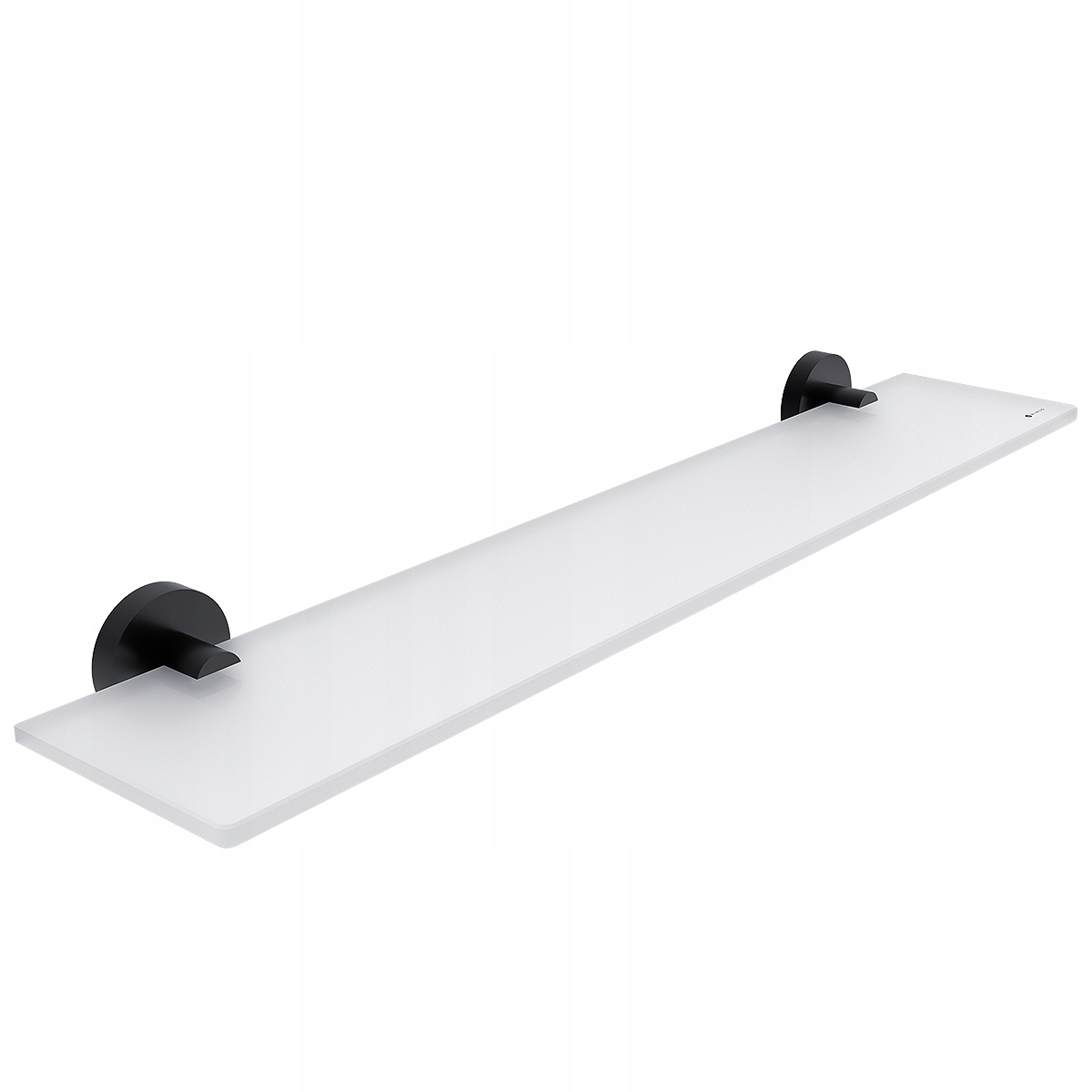 Nimco Unix Černá police do koupelny a sprchy 60cm, nerez Unc 13091B-60-90