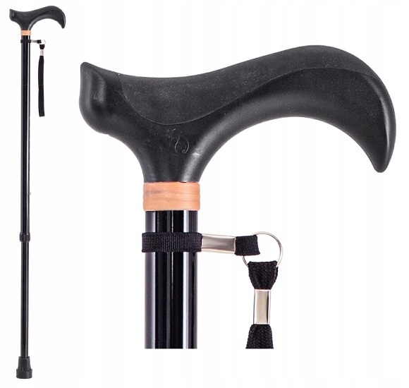 

Laska inwalidzka Regulowana uchwyt Soft Wave lekka